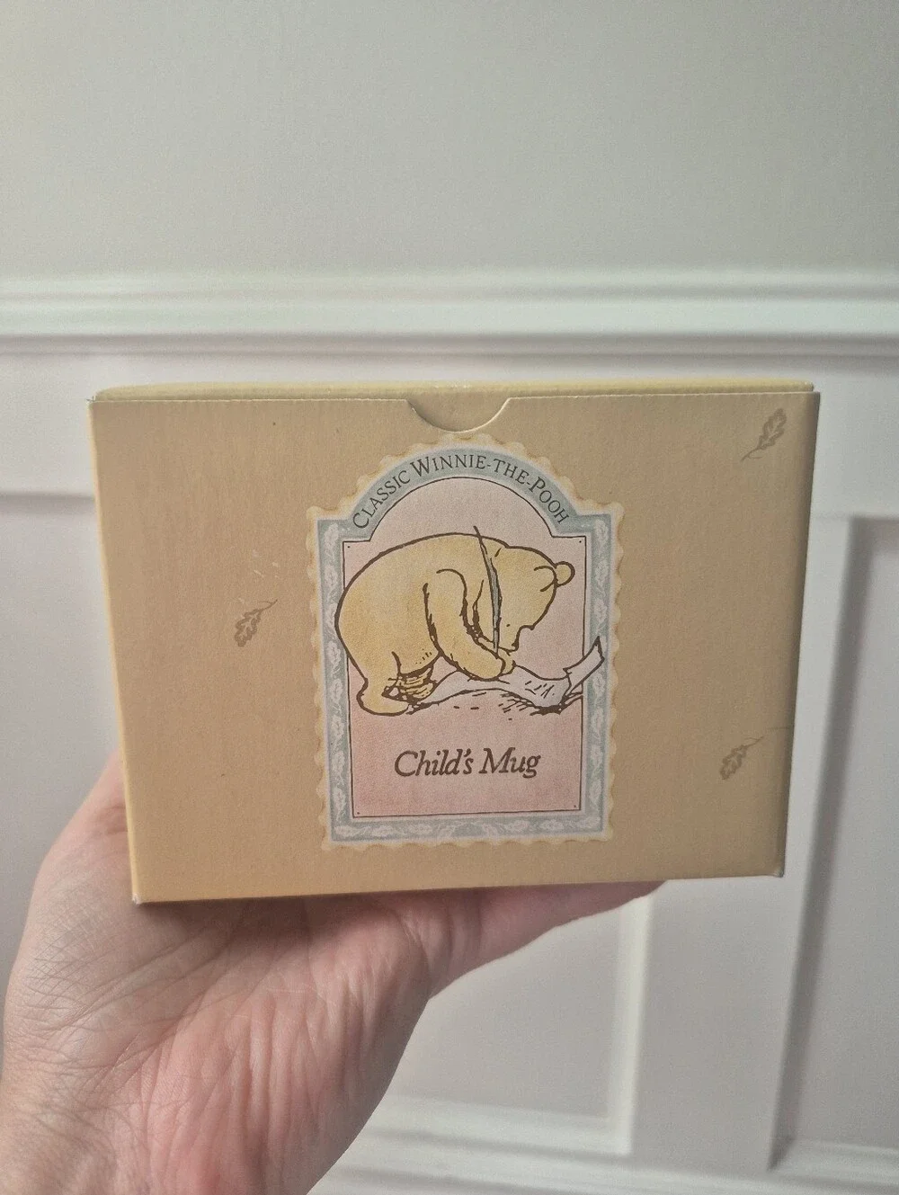 Vintage Disney's Winnie The Pooh Charpénte Child's Ceramic Cup Mug With Box - Picture 12 of 13